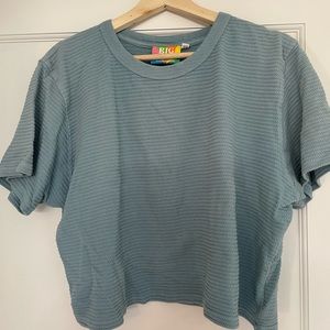 Big Bud Press Cropped Honeycomb Tee EUC